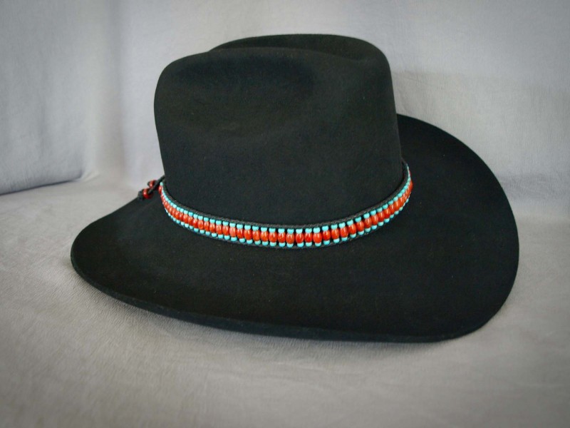 Apple Coral Medium Rice, Turquoise, Black cotton bolo cord, Red pottery Rondell - adjustable 23.5in - 26 in$185.00